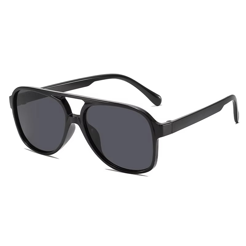 Unisex Sunglasses Vintage Retro Style Pilot designer Shades UV400 Black